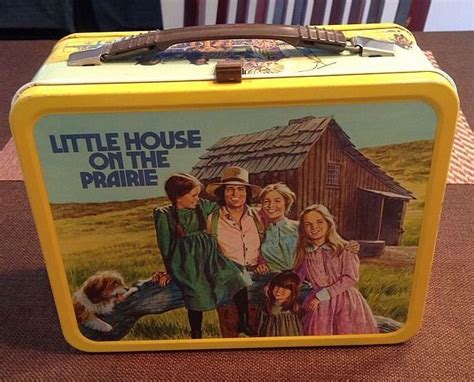 little house on the prarie metal lunchbox|little house lunch box.